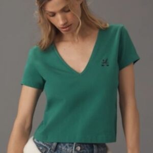 NWT Maeve V-Neck Short Sleeve Tee